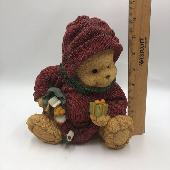 Vintage 2002 Don Mechanic Enterprises Rare Christmas Bear Figurine Tabletop - Picture 12 of 13